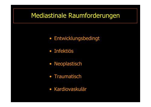 MEDIASTINALTUMORE - Diagnostikum Graz Süd