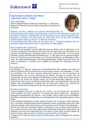 Expertentipp des Monats zum Thema „Abnehmen nach F. X. Mayr“