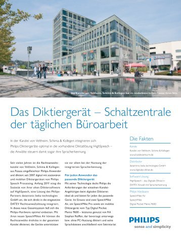 Das Diktiergerät – Schaltzentrale der täglichen Büroarbeit - Dictation ...