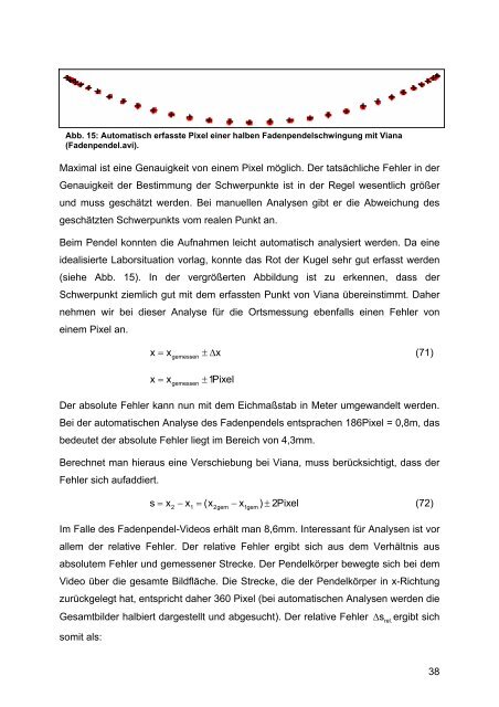 Physikalische Analyse von Schwungbewegungen im Alltag