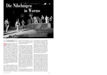 Die Nibelungen in Worms - Die Deutsche Bühne