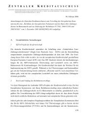 ZKA-Stellungnahme - Die Deutsche Kreditwirtschaft