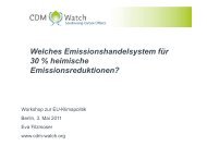 Eva Filzmoser (CDM Watch) - Klima-Allianz