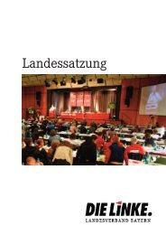 Landessatzung - Die Linke. Bayern