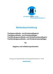 Stellenbeschreibung 2008 - VHD