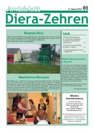 Amtsblatt 01/2013 - Diera-Zehren