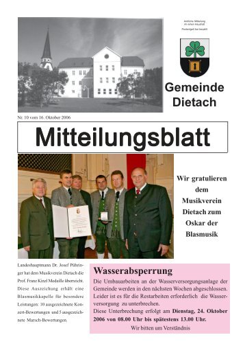 Ausgabe10-2006 - Dietach