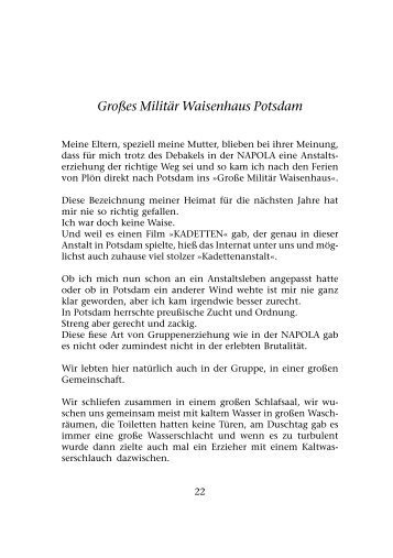 Großes Militär Waisenhaus Potsdam - Dieter Schlueter