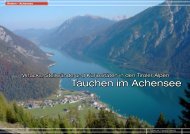 Tauchen im Achensee - DiveInside