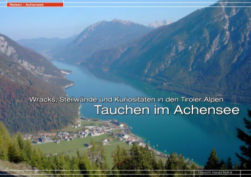 Tauchen im Achensee - DiveInside