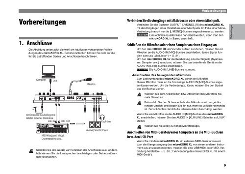 microKORG XL Bedienungsanleitung - DJ-Corner