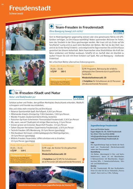 Klassen Mobil 2014 - Süd - Deutsches Jugendherbergswerk