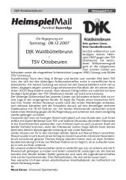 HeimspielMail - DJK Waldbüttelbrunn
