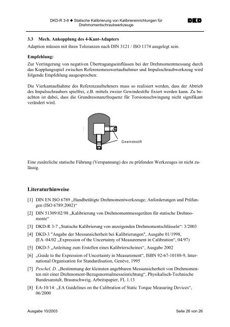 Richtlinie DKD-R 3-8