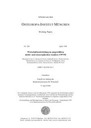 OSTEUROPA-INSTITUT MÜNCHEN - Institut für Ost- und ...