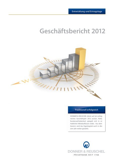 Geschäftsbericht 2012 - Donner & Reuschel