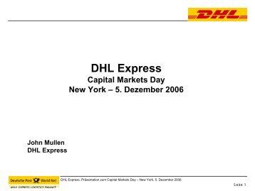 PDF (257 KB) - Deutsche Post DHL