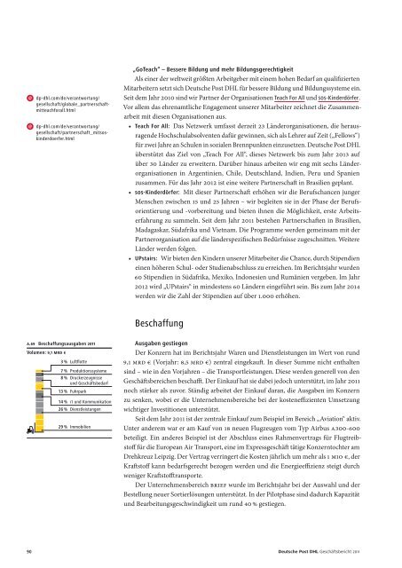 Geschäftsbericht 2011 pdf (5 MB) - Deutsche Post DHL