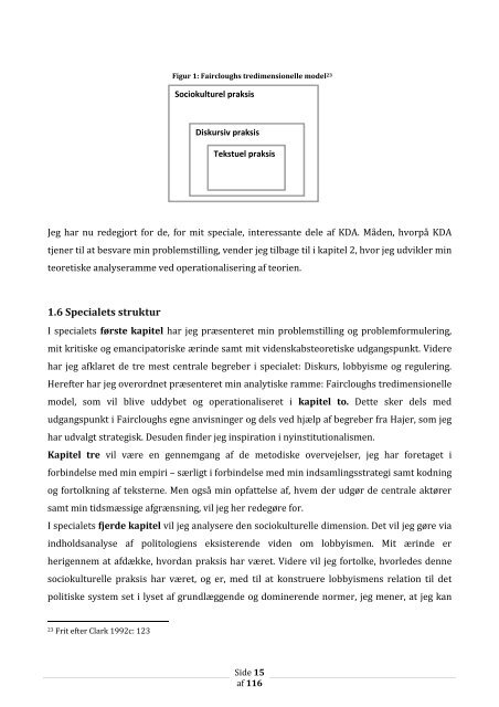 Lobbyismen – et apolitisk emne - Dr