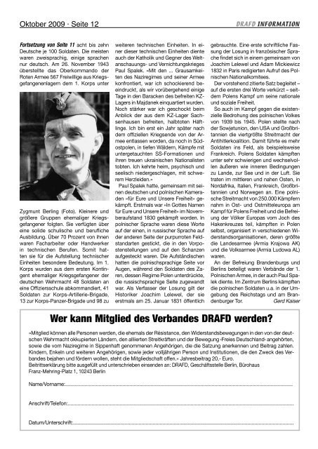 Ehrung für Antifaschistin Dora Schaul - DRAFD eV