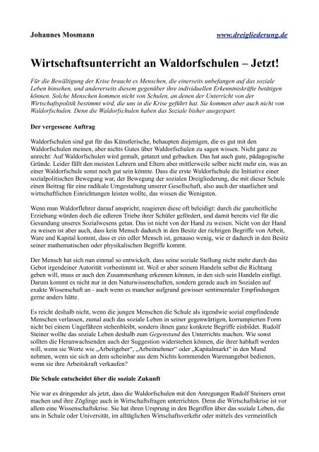 pdf-download - Institut für soziale Dreigliederung