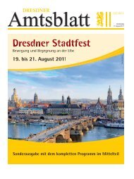 Dresdner Stadtfest - Dresdner Amtsblatt