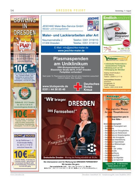 Dresdner Stadtfest - Dresdner Amtsblatt