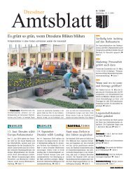 und Feiertagen im Jahr 2004 - Dresdner Amtsblatt