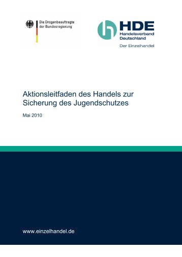 Aktionsleitfaden des Handels zur Sicherung des Jugendschutzes