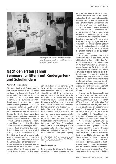 Nr. 36, Januar - Deutsches Down-Syndrom InfoCenter
