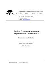 Zweites Fremdsprachenlernen - Deutsche Schule Rom