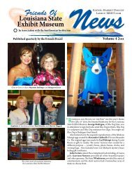 Volume 4 2011 - The Louisiana State Exhibit Museum at a Glance