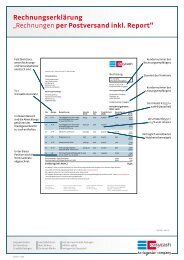 Rechnungen per Postversand inkl. Report - Easycash GmbH