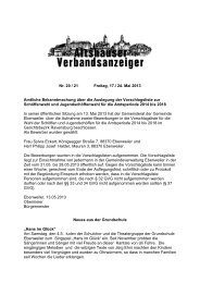 Verbandsanzeiger Teilbereich Ebenweiler Nr. 20-21-2013