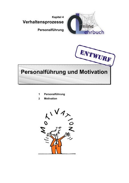 Personalführung und Motivation