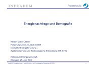 Energienachfrage und Demographie