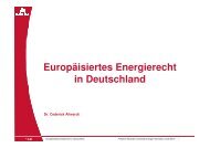 Europäisiertes Energierecht in Deutschland - Friedrich-Alexander ...