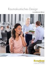 Raumakustisches Design in modernen Büros (pdf) - Ecophon