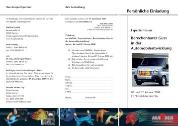 Persönliche Einladung - Ecurie Aix