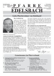 Edelsbach Pfarre 2010.indd - Gemeinde Edelsbach bei Feldbach