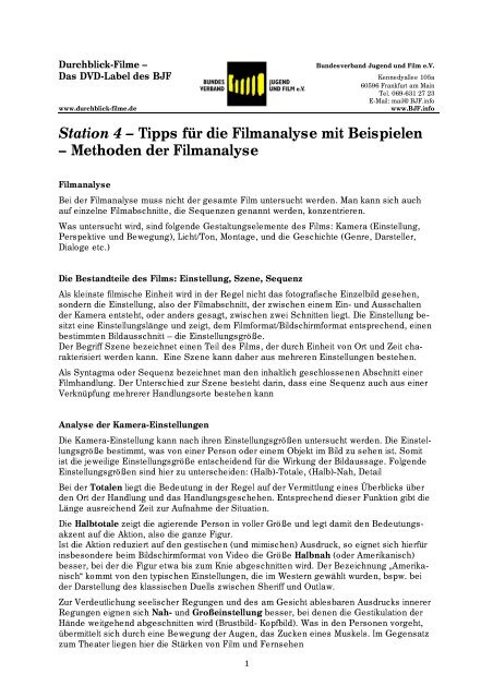 Station 4 Tipps Fur Die Filmanalyse Mit Beispielen Station 4 Tipps Fur Die Filmanalyse Mit Beispielen