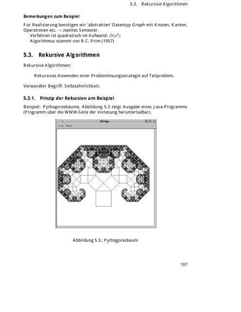 Algorithmen und Datenstrukturen Vorlesungsskript WS/SS 99-00