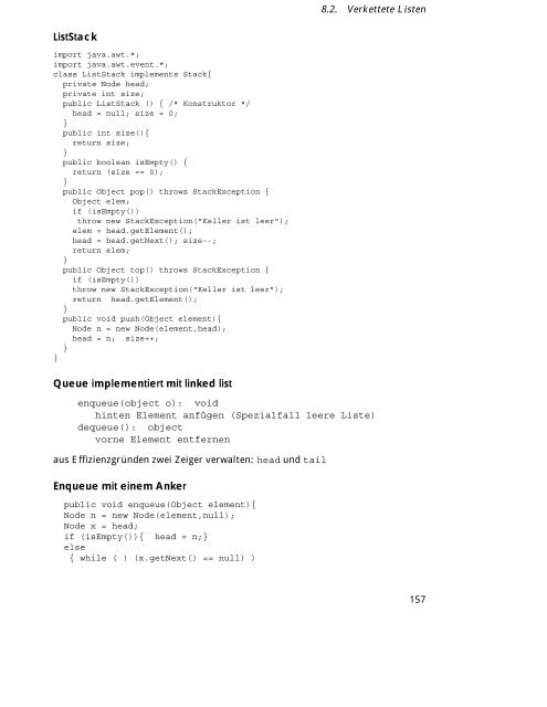 Algorithmen und Datenstrukturen Vorlesungsskript WS/SS 99-00