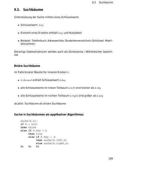 Algorithmen und Datenstrukturen Vorlesungsskript WS/SS 99-00