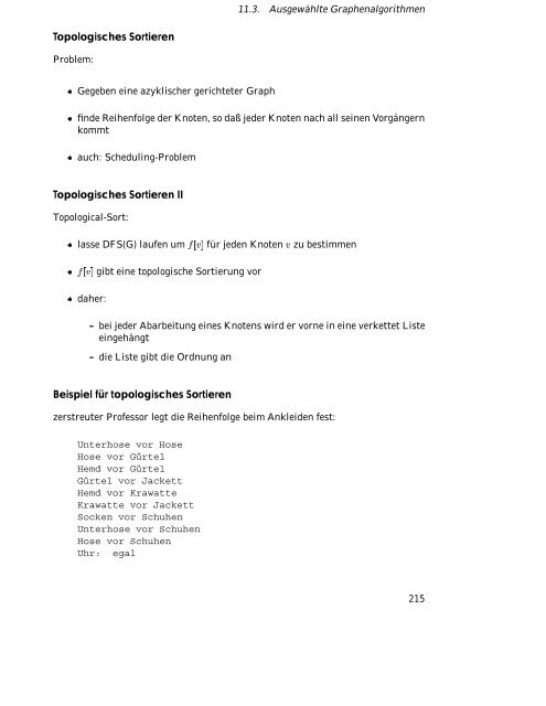 Algorithmen und Datenstrukturen Vorlesungsskript WS/SS 99-00