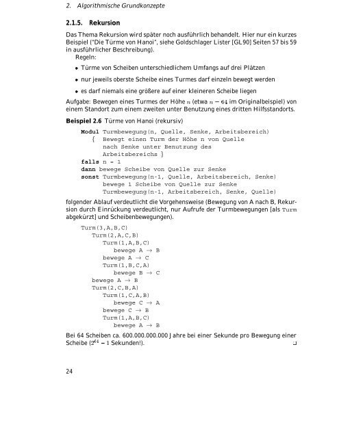 Algorithmen und Datenstrukturen Vorlesungsskript WS/SS 99-00