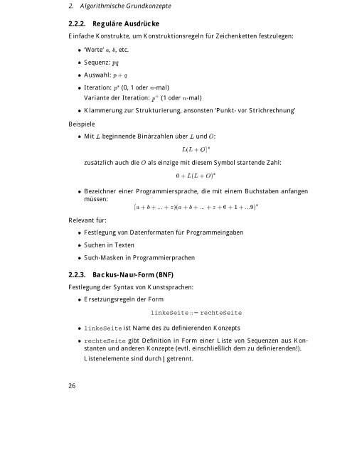 Algorithmen und Datenstrukturen Vorlesungsskript WS/SS 99-00