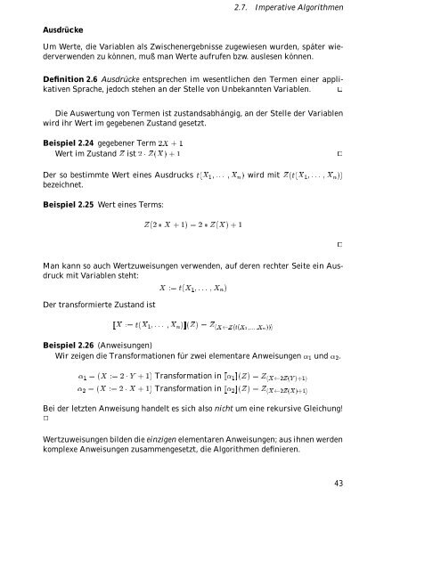 Algorithmen und Datenstrukturen Vorlesungsskript WS/SS 99-00