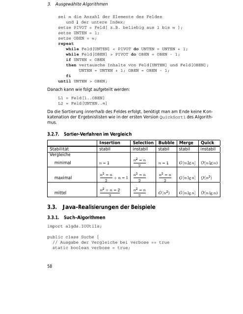 Algorithmen und Datenstrukturen Vorlesungsskript WS/SS 99-00