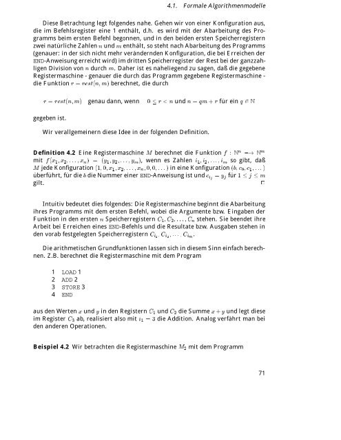 Algorithmen und Datenstrukturen Vorlesungsskript WS/SS 99-00